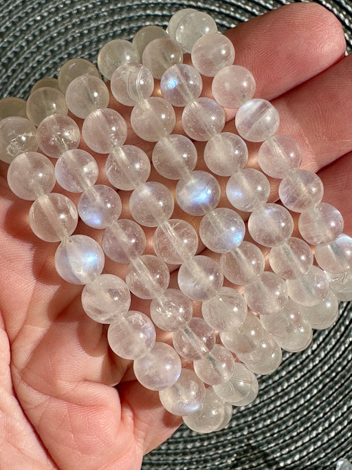 Moonstone Bead Bracelet