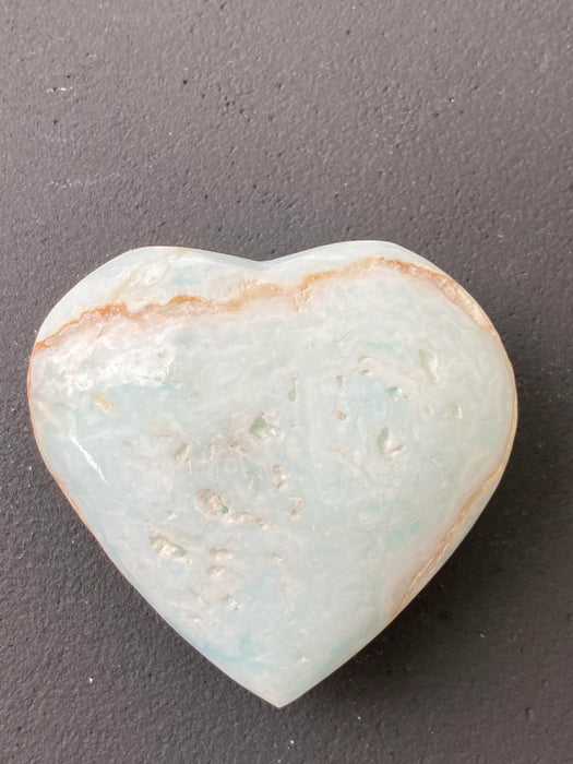 Caribbean Calcite Hearts - Various Choices