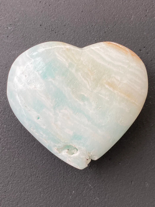 Caribbean Calcite Hearts - Various Choices