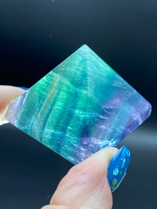 Rainbow Fluorite Pyramid - Various Choices