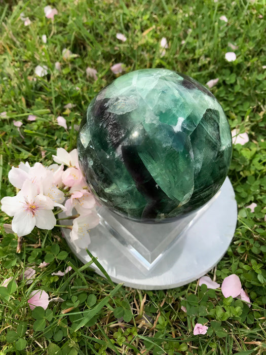 Rainbow Fluorite Sphere