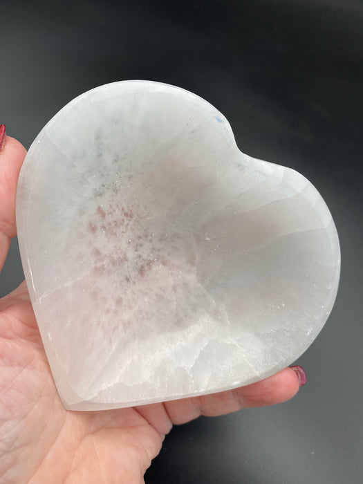 Selenite Heart Charging Bowl
