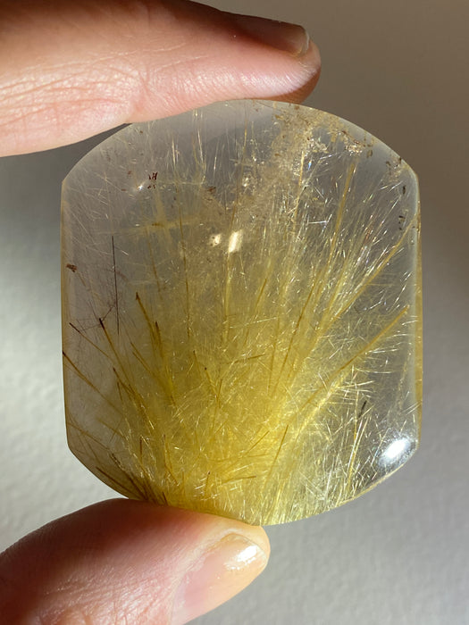 Gold Rutile Crystal