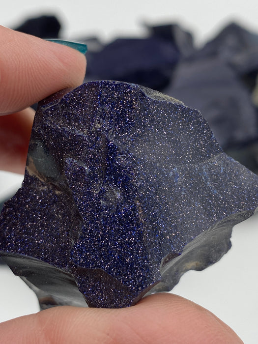 Blue Goldstone Raw Rough Specimen