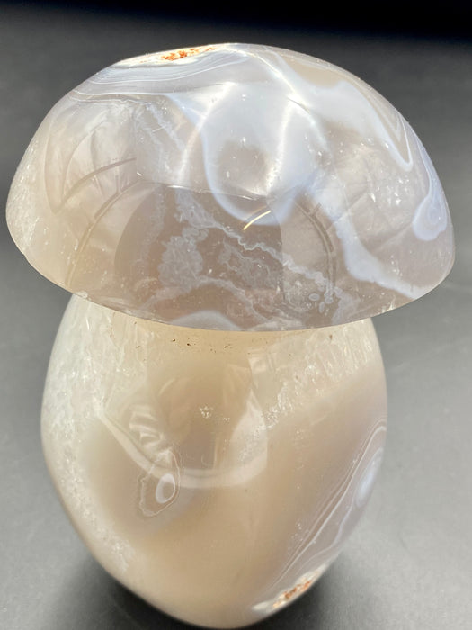 Orca Agate Crystal Mushroom