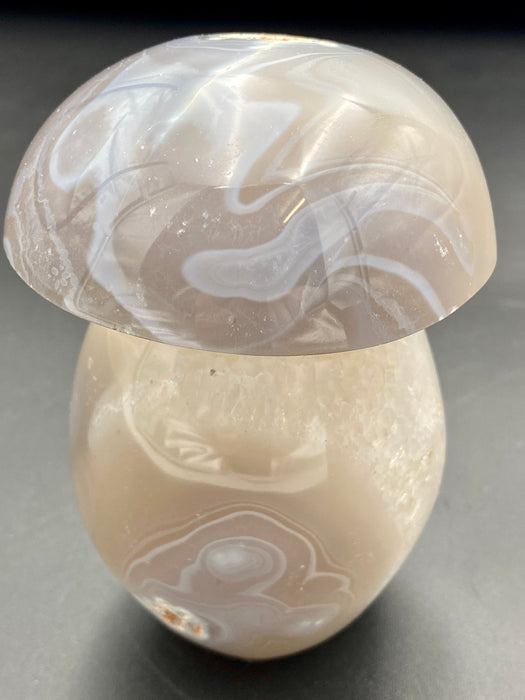 Orca Agate Crystal Mushroom