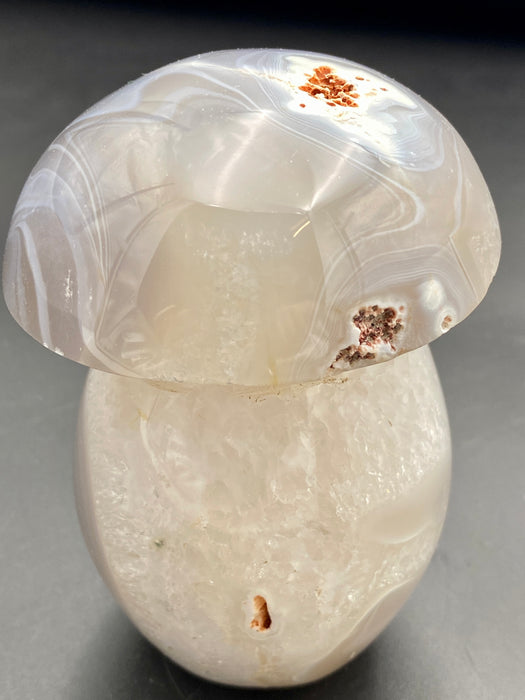 Orca Agate Crystal Mushroom