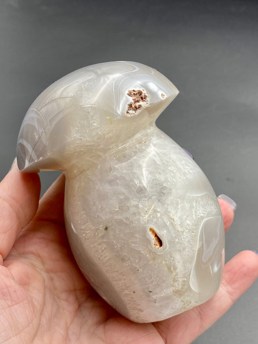 Orca Agate Crystal Mushroom