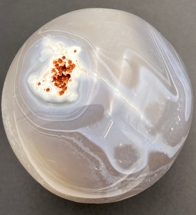 Orca Agate Crystal Mushroom