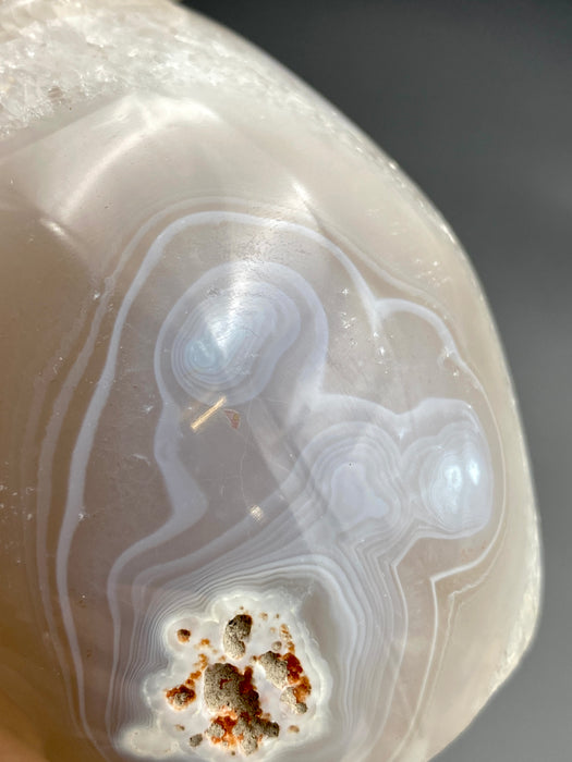 Orca Agate Crystal Mushroom