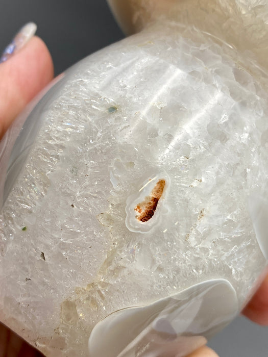 Orca Agate Crystal Mushroom