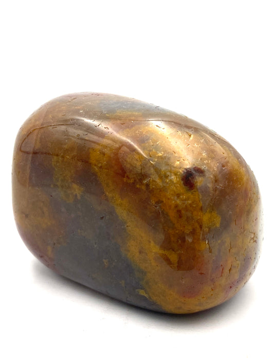 Moss Agate Large Tumble Palm Stone