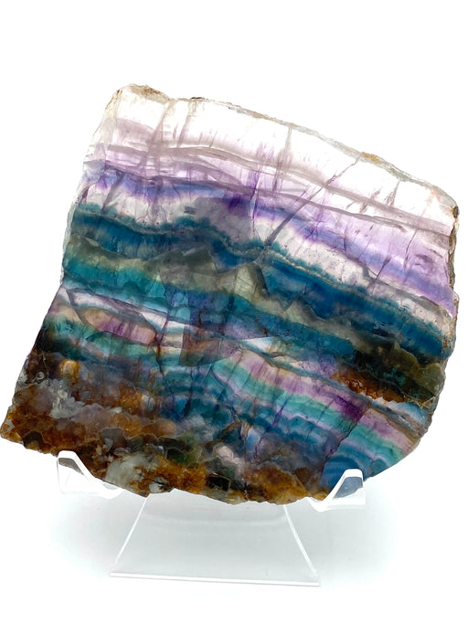 Rainbow Fluorite Slab
