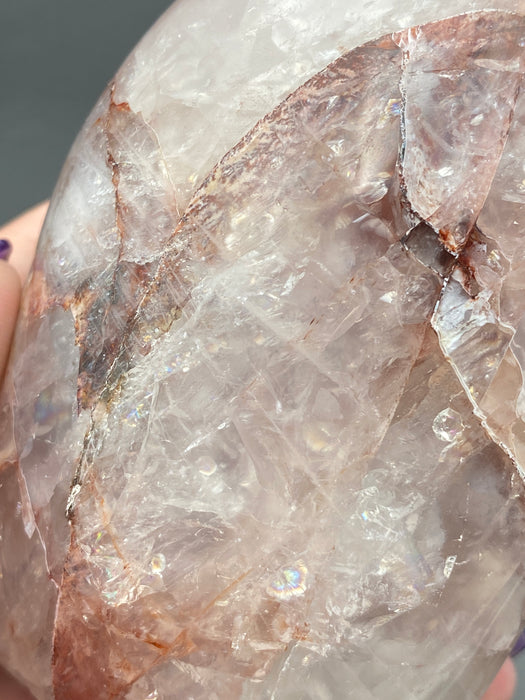 Fire Quartz Hematoid Freeform Crystal