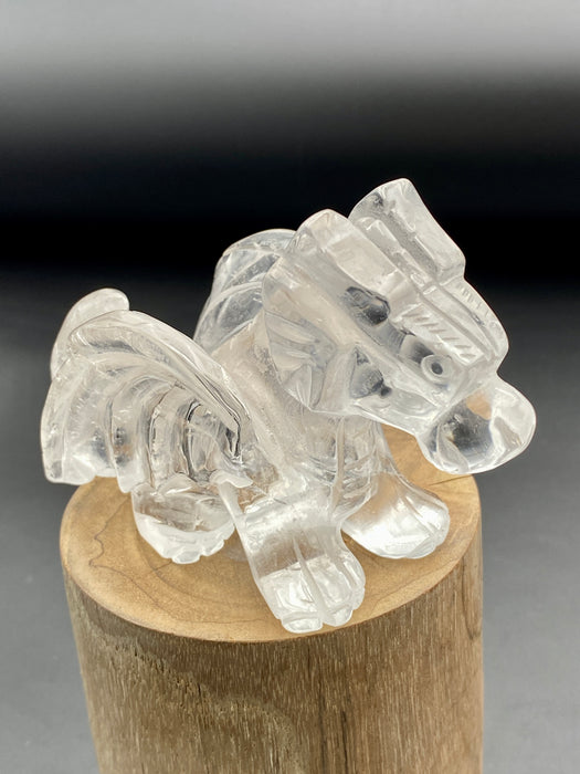 Clear Quartz Crystal Dragon