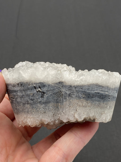 Agate Geode Cluster Heart