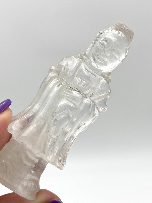 Quan Yin Kwan Yin Clear Quartz Crystal