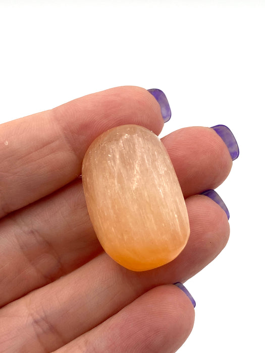 Red Orange Selenite Tumbled Stone