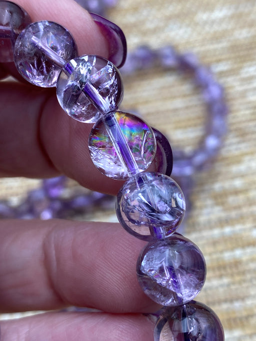High Quality Amethyst Crystal Bead Bracelet