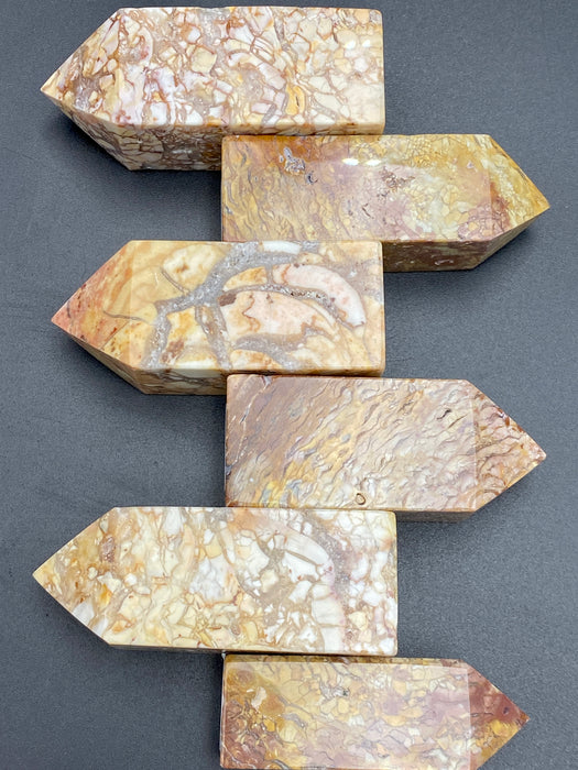 Ibis Jasper Crystal Points