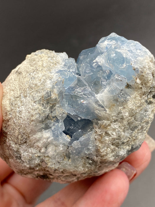 Blue Celestite Crystal Cluster