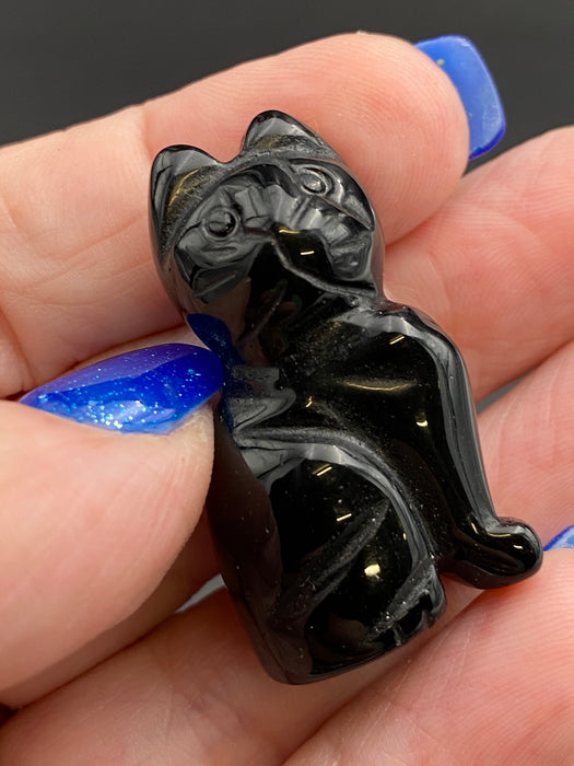 Small Cat Carvings