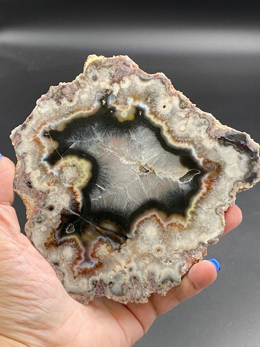 Black Argentina Agate Slabs - Various Choices