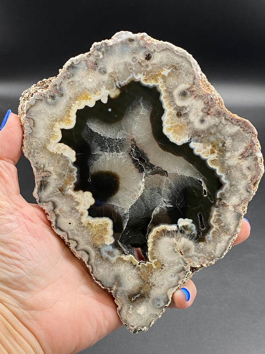 Black Argentina Agate Slabs - Various Choices