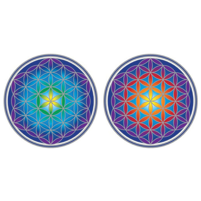 Sunlight Flower of Life Window Decal