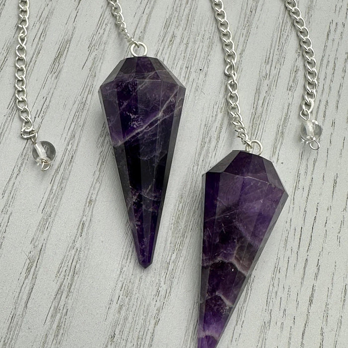 Crystal Amethyst Pendulum