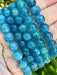 Aquamarine Bead Bracelet