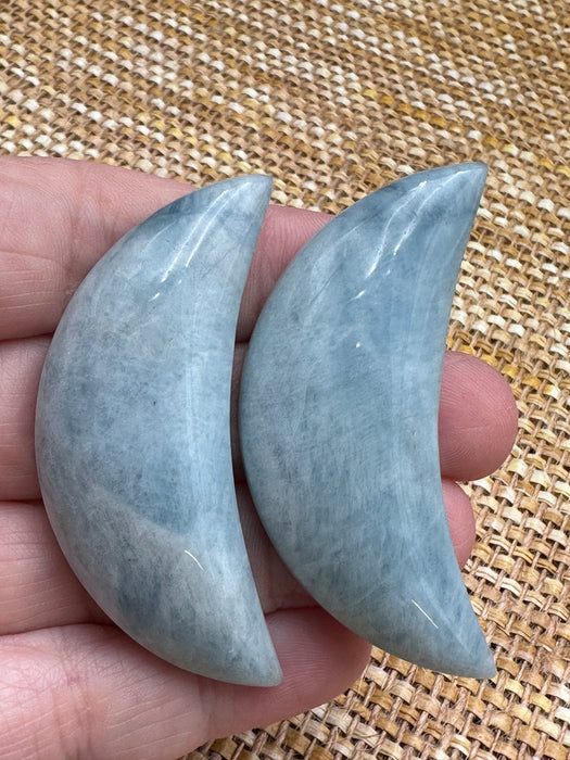 Aquamarine Crystal Moon