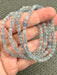 Aquamarine Faceted Bead Bracelet
