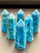 Blue Apatite Points 