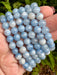 Blue Celestite Bead Bracelet Jewellery