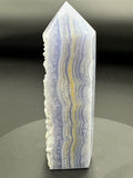 Blue Lace Agate Raw Crystal Tower