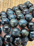 Blue Tigers Eye Bead Bracelet Jewellery