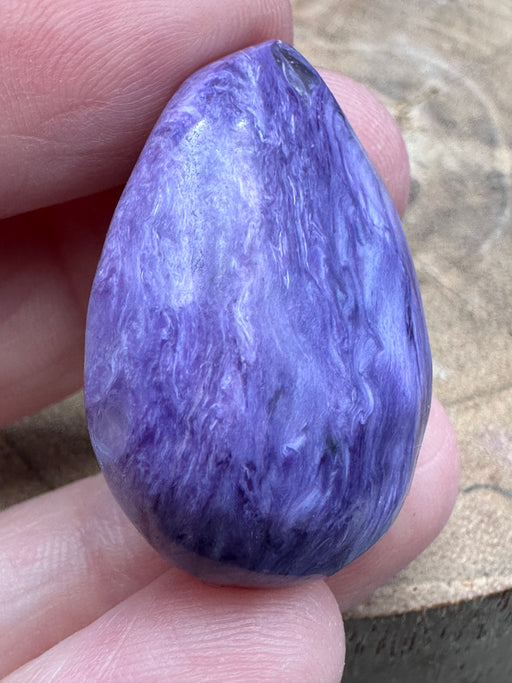 Charoite Crystal Teardrop