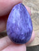 Charoite Crystal Teardrop