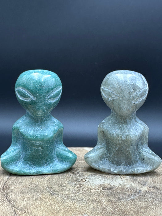 Crystal Alien Mini Carvings