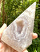 Druzy Agate Geometrical Diamond