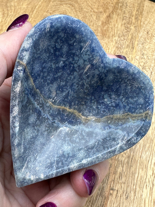 Dumortierite Heart Bowl