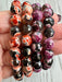 Dyed Fire Agate Bead Bracelet