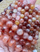 Fire Quartz Bead Bracelet 
