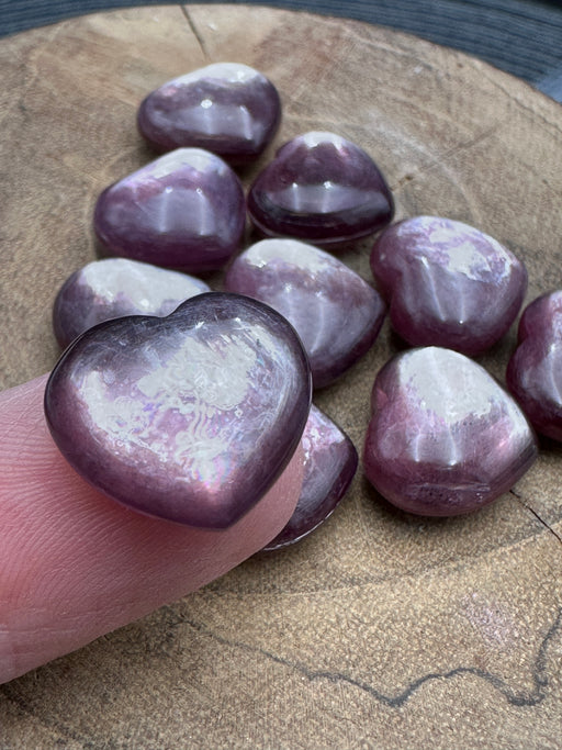 Gem Lepidolite Mini Heart