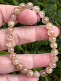 Gold Rutile Bead Bracelet Jewellery