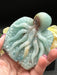 Gorgeous Blue Sky Opal Octopus on Rock Carving - self standing