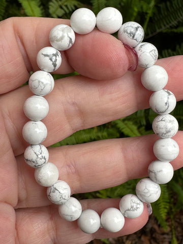 Howlite Bead Bracelet Jewellery