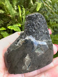 Black Amethyst Geode Crystal