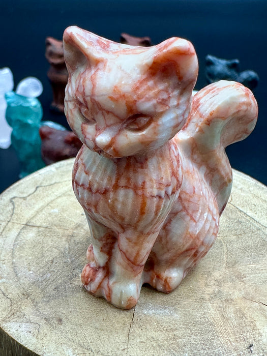 Sitting Cat Carvings - Various Choices